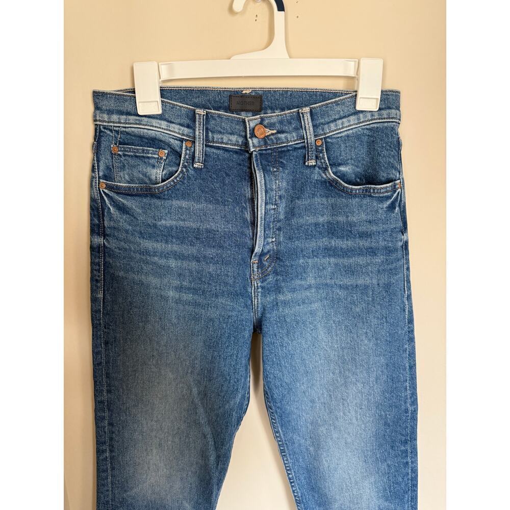 NWOT Mother The TomCat Frayed Ankle Jean Button Fly Sz 29 - Picture 2 of 13
